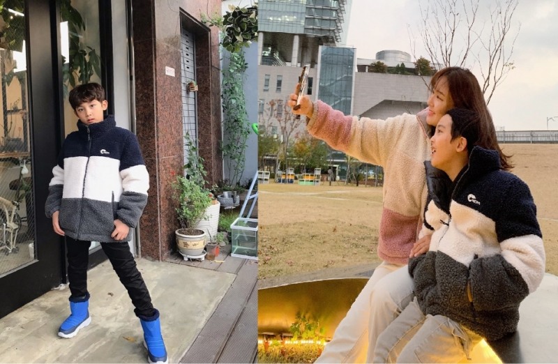 이미지는 네파 키즈 듀오 리버시블 다운재킷 패밀리룩