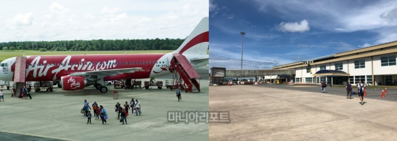 코타키나바루 공항에서 타와우 행 국내선을 이용, 40분이면 타와우 공항에 도착할 수 있다. 사진제공_신현태 프로 