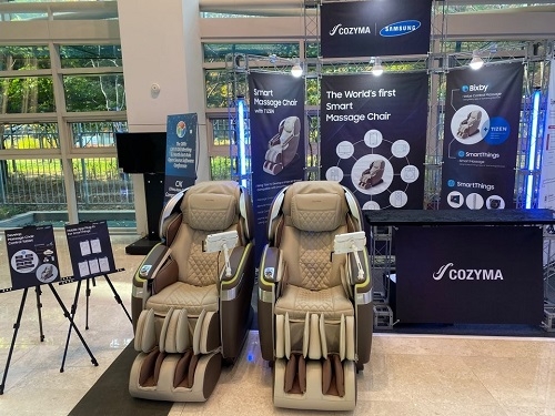 코지마 안마의자, 2019 동북아 공개 SW 컨퍼런스&기업박람회서 스마트 안마의자 선보여