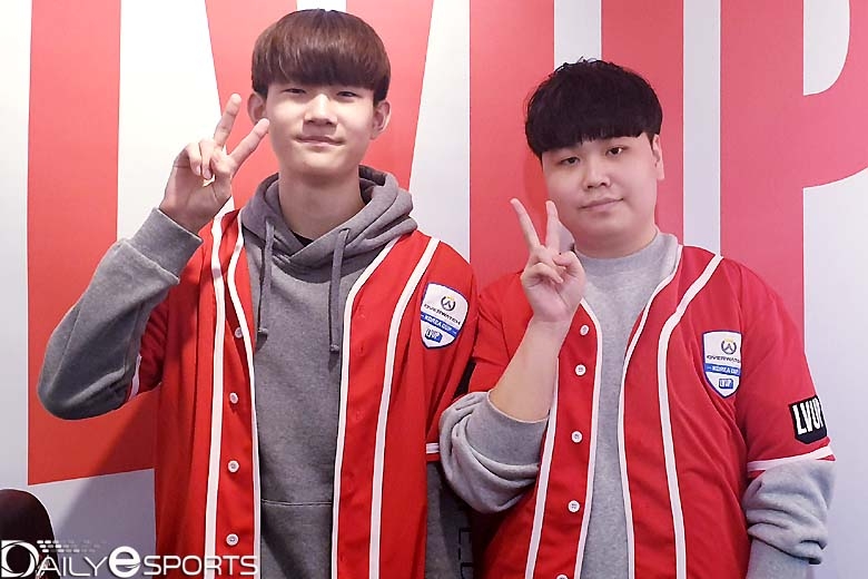 젠에이의 '투유' 임현우(왼쪽)과 '쿼시드' 손의성.