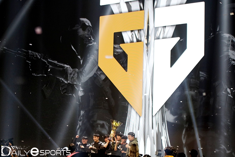 2019년도 배틀그라운드 세계 챔피언의 자리에 오른 젠지 e스포츠.
