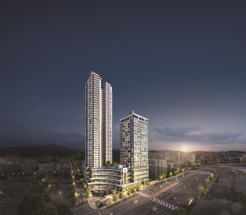 힐스테이트 천호역 젠트리스_석경투시도