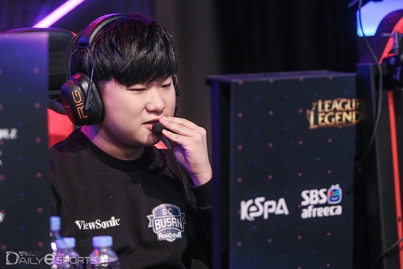 GC 부산 라이징 스타 시절의 '무' 임무헌.