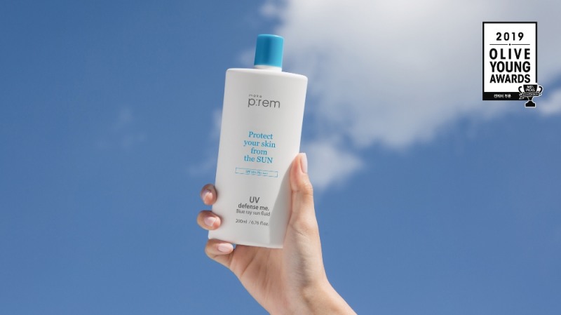 메이크프렘, 블루레이 선 플루이드 ‘2019 올리브영 어워즈’ MD 추천 상품으로 선정