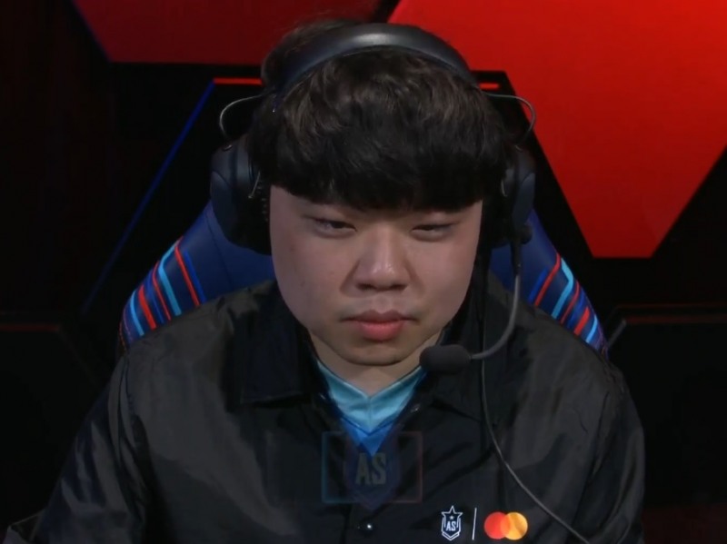 1대1 토너먼트에 출전한 '클리드' 김태민(사진=생중계 화면 캡처).