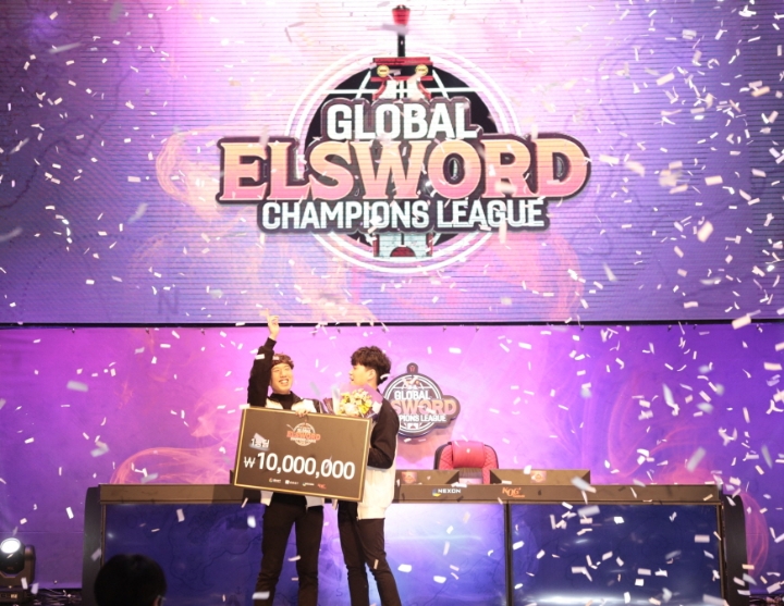 넥슨의 대표로 대회에서 우승을 차지한 한국유저평균(사진=넥슨제공).