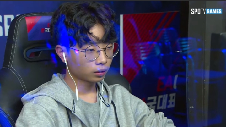 '황제' 김정민을 상대로 화력전을 선보인 감스트 게이밍(SUV)의 박기홍.