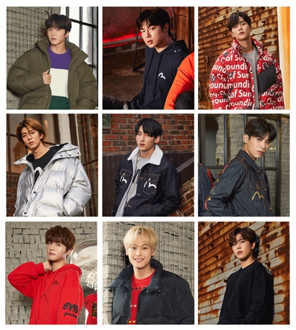 에비수 ‘어하루’ 로운 속해있는 SF9 팬사인회 진행