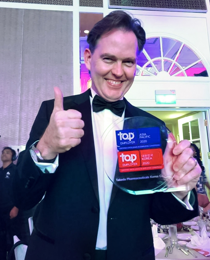 한국다케다제약, 4년 연속 대한민국 최우수 고용 기업 선정