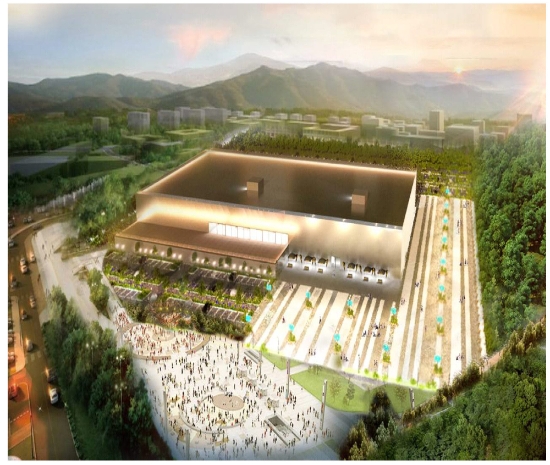 한국수영진흥센터 조감도/사진=광주광역시