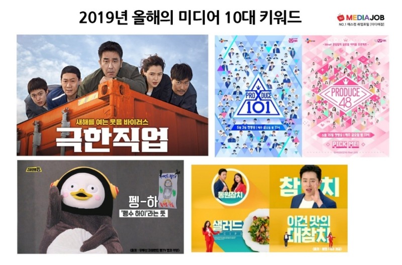 2019년 미디어부문 10대 키워드