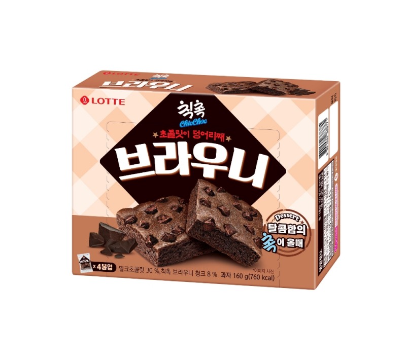 롯데제과 ‘칙촉 브라우니’ 출시 2개월만에 300만봉 판매 돌파