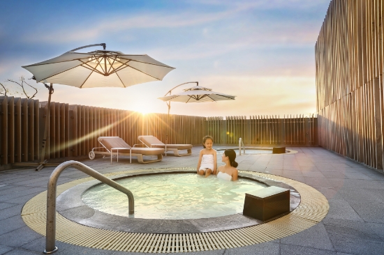 아라고나이트온천. 사진=XGOLF