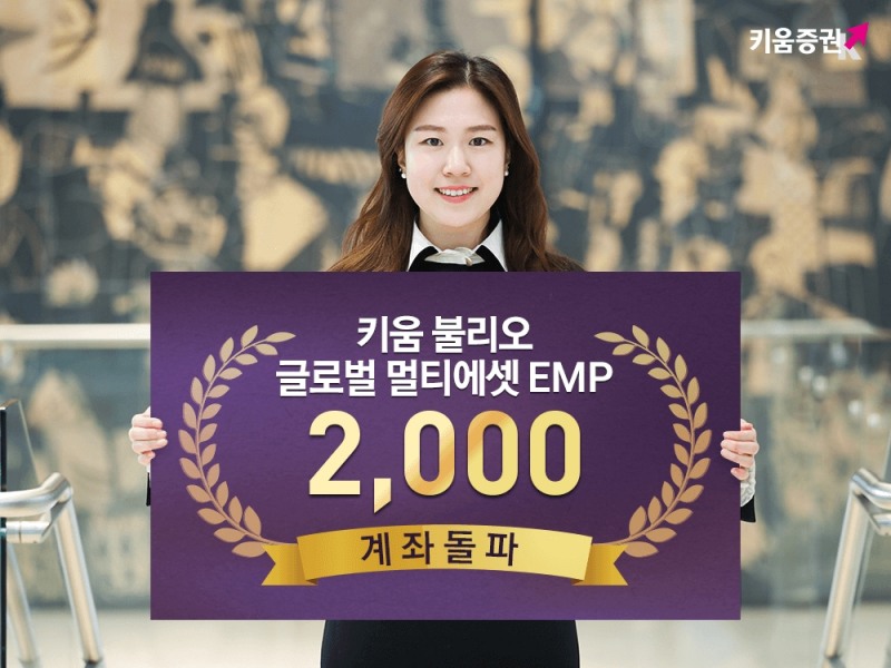 키움증권, 키움 불리오EMP펀드 2,000계좌 돌파