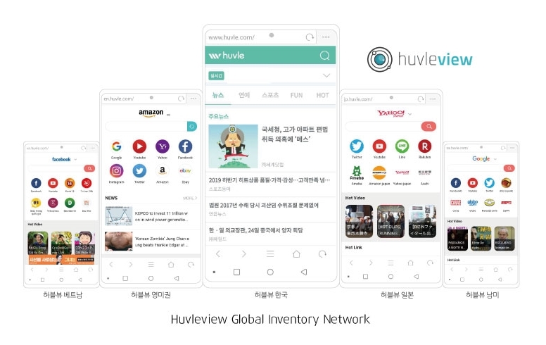 허블뷰, 국제 표준 규격 적용한 모바일 브라우저 서비스 제공