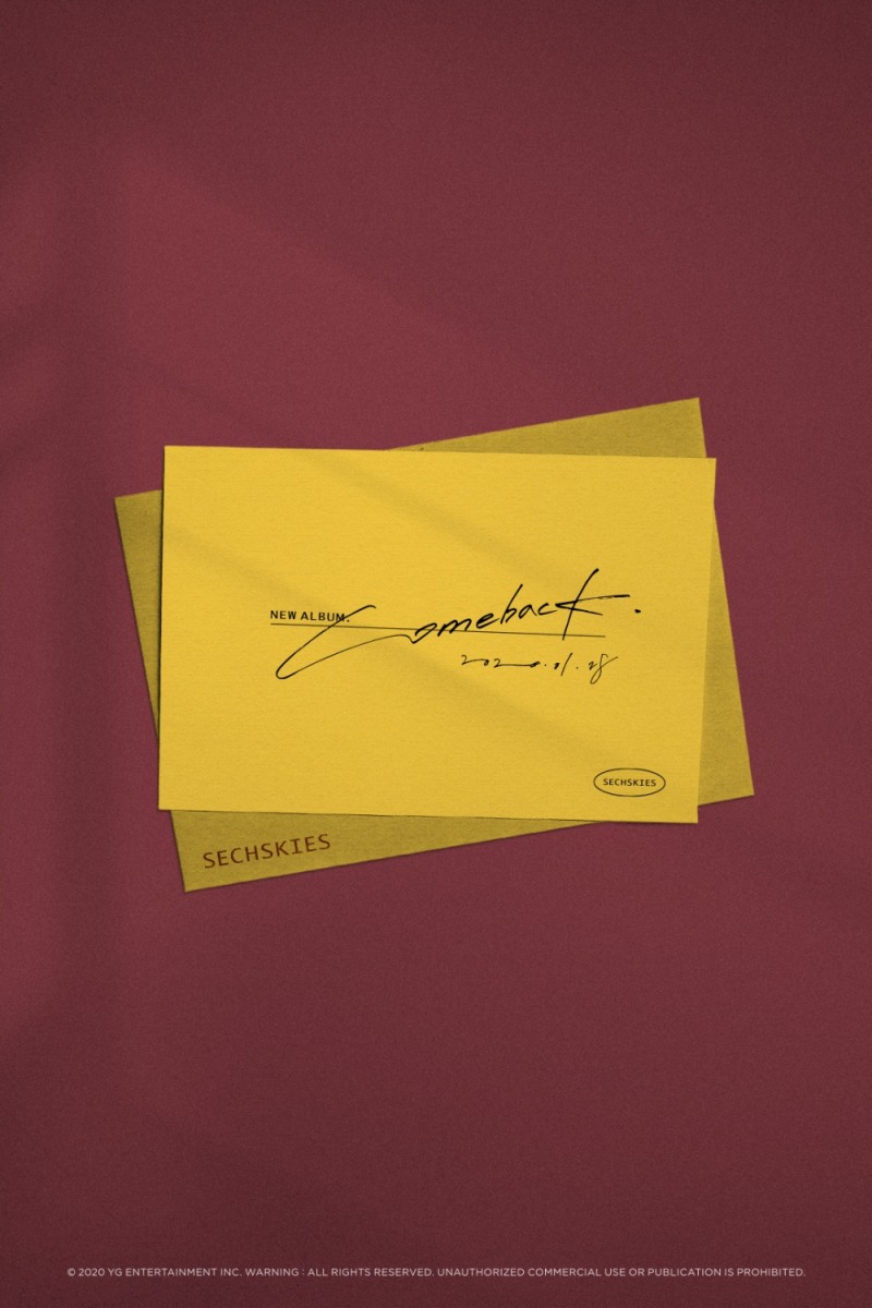 젝스키스, 28일 컴백…깜짝 포스터 공개