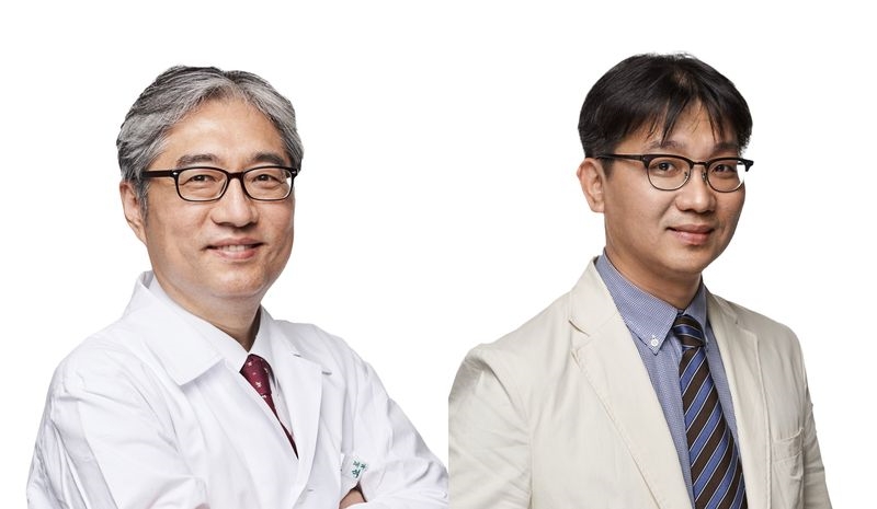 (사진_왼쪽부터 가톨릭대학교 여의도성모병원 림프종센터 조석구·전영우 교수)