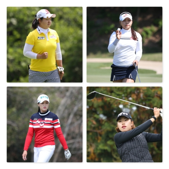 하민송 김지영2 지한솔 이지현2. 사진=KLPGA 제공