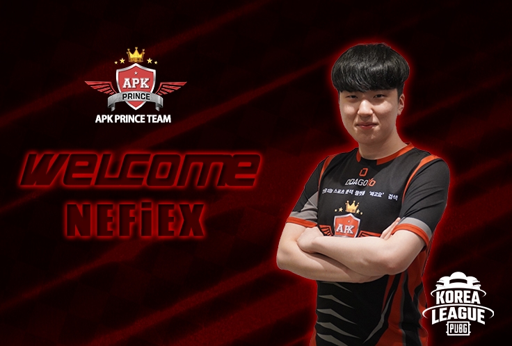 APK 프린스 펍지팀에 합류한 '네픽스' 윤성빈.
