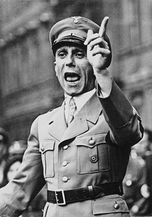 파울 요제프 괴벨스. 나치의 유명한 대중 선동가(사진 출처=위키백과).