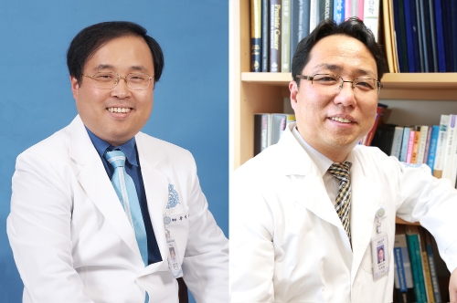 분당서울대병원 영상의학과 황성일 교수(좌), 이학종 교수(우)