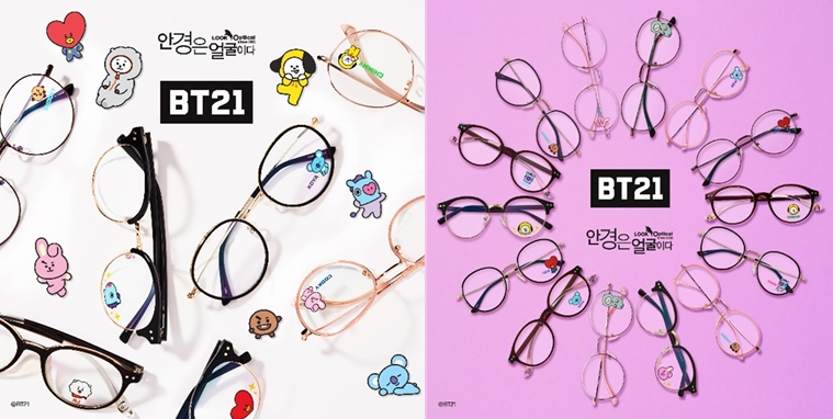 룩옵티컬, 오는 31일 BT21과 손잡고 캐릭터 안경 에디션 출시