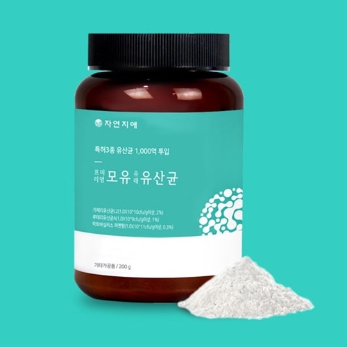 생유산균 3종 1000억 투입, 자연지애 '모유유래유산균' 20% 할인