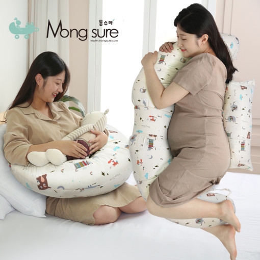 산모용품 몽슈레 바디필로우 만능쿠션, 임산부 축하선물로 눈길