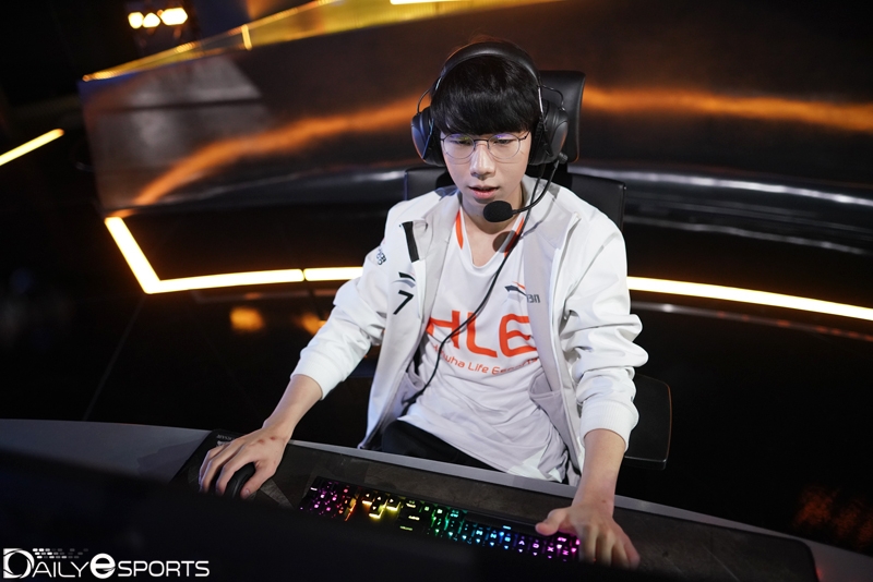 한화생명e스포츠의 서포터 '리헨즈' 손시우.