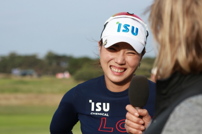 7년 만에 LPGA투어 통산 3승을 신고한 박희영. 사진=Golf Australia