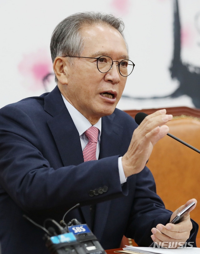 김형오 자유한국당 공천관리위원장