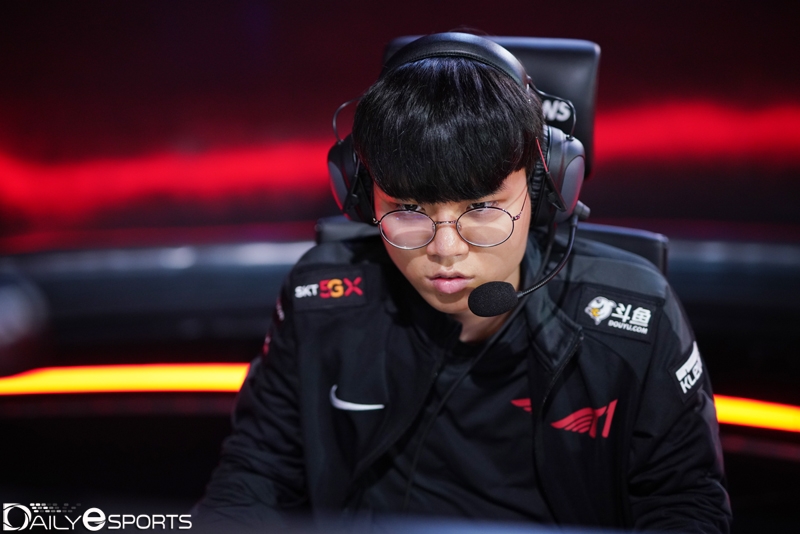 T1의 정글러 '커즈' 문우찬.