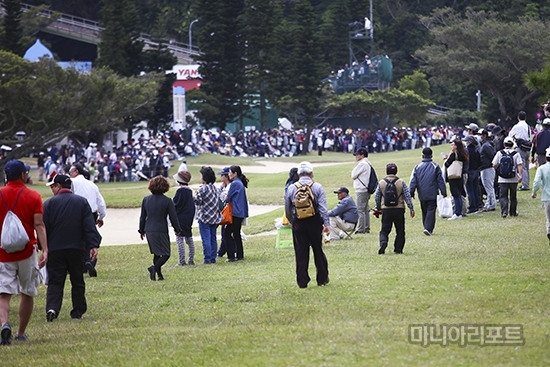 2017시즌 JLPGA투어 개막전 다이킨 오키드 레이디스 갤러리 모습. 사진=마니아리포트 DB