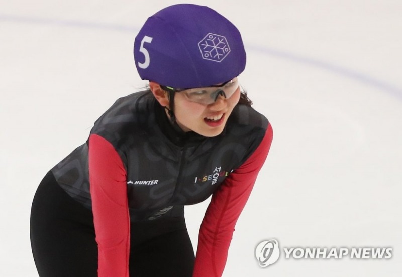 제101회 전국동계체육대회 최우수선수에 선정된 심석희<사진 연합뉴스>