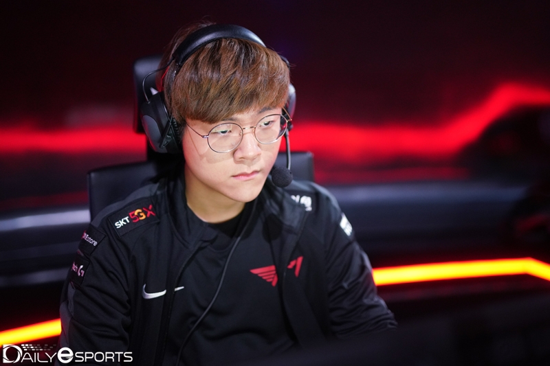 T1의 원거리 딜러 '테디' 박진성.