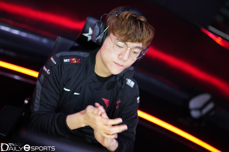 T1의 원거리 딜러 '테디' 박진성.