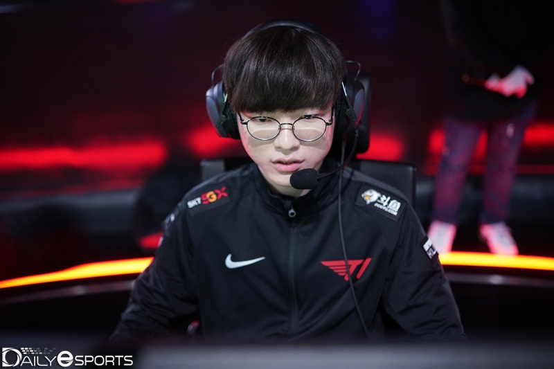 T1의 미드 라이너 '페이커' 이상혁.