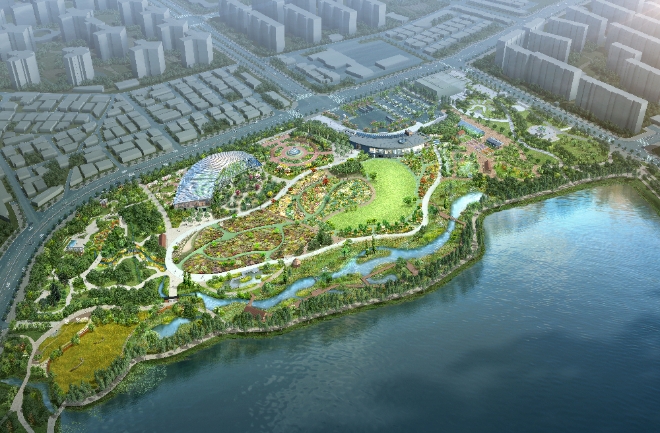 수원수목원 조감도