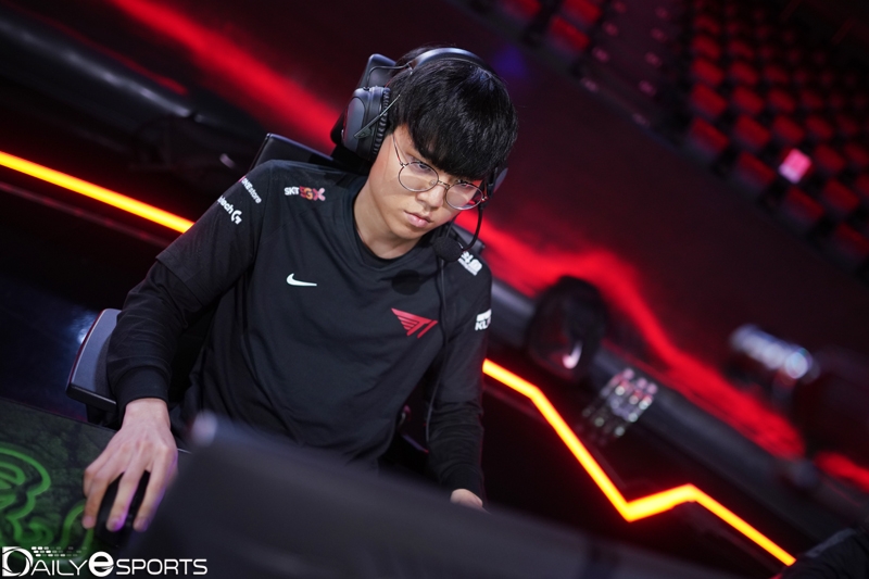 T1의 정글러 '커즈' 문우찬.