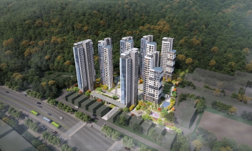 (이미지 설명)인천 효성새사미 주택재건축정비사업 조감도(이미지 제공 = 금호산업)