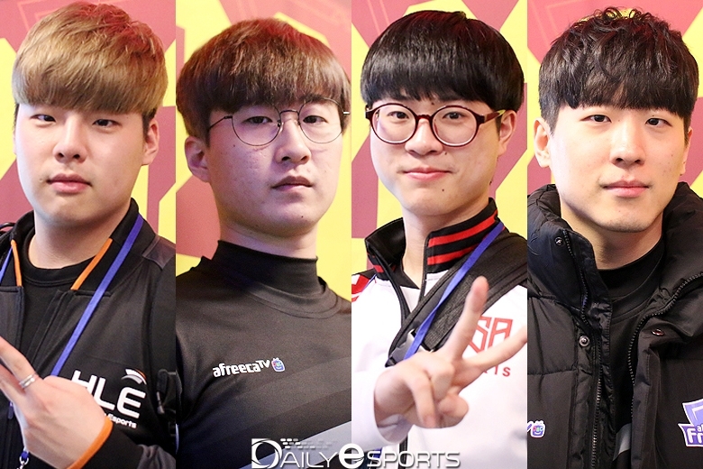 문호준, 유영혁, 박인수, 전대웅(왼쪽부터).