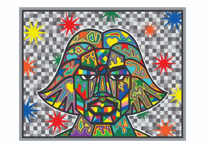 독립영웅의 젊은 초상을 강인한 로봇으로 표현했다. 작가명: 찰스장 / 지정위인: 박  열