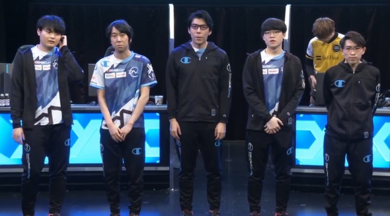 데토네이션 포커스미 선수단(사진=생중계 화면 캡처).