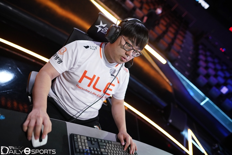 한화생명에서 특이한 챔피언을 가장 많이 다룬 '큐베' 이성진.