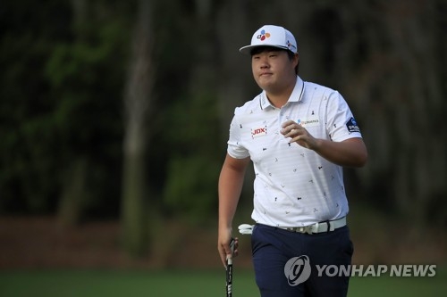 임성재 플레이어스 챔피언십 1라운드 경기 모습. 사진=AFP/연합뉴스