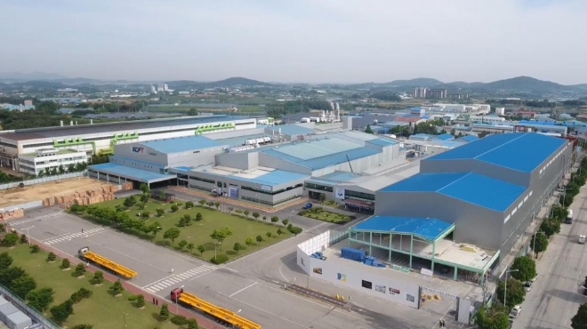 (사진=SKC)SKC가 인수한 전지용 동박 제조업체 KCFT 전북 정읍 공장 전경. 