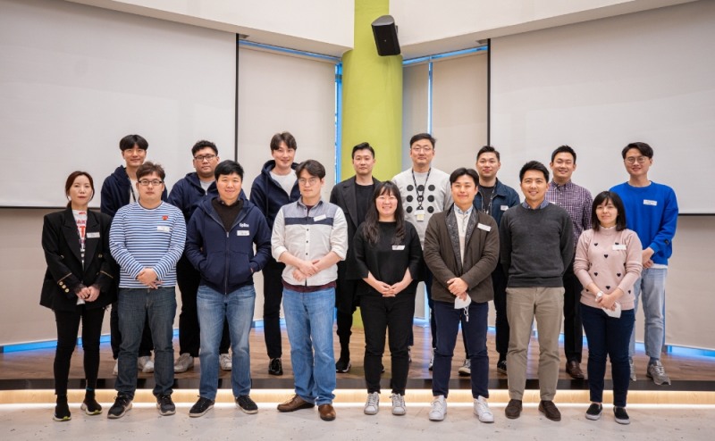 스파크랩 15기 스타트업 임직원 단체사진