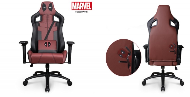 마블 게이밍 의자 제조 브랜드 ‘로고스토리’ 데드풀 의자 출시