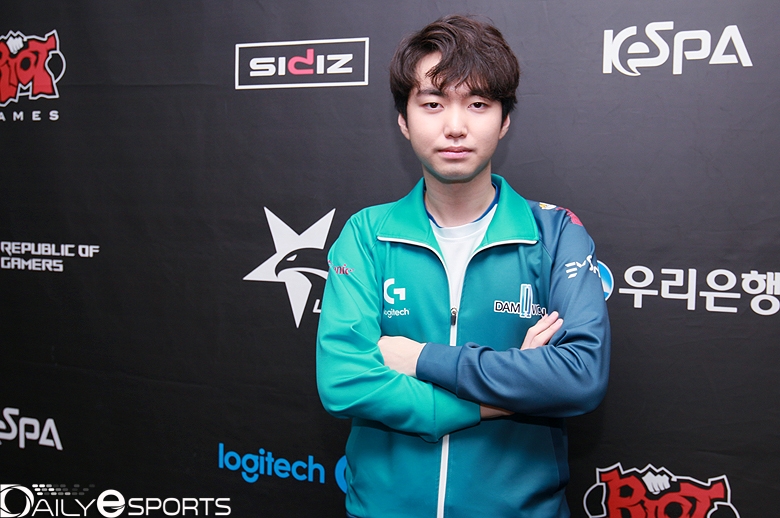 담원 게이밍의 원거리 딜러 '뉴클리어' 신정현.