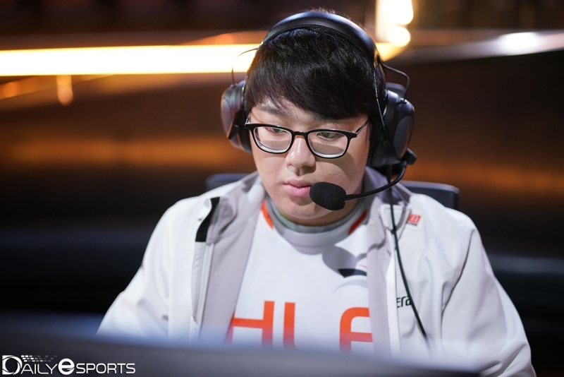 한화생명e스포츠의 톱 라이너 '큐베' 이성진.